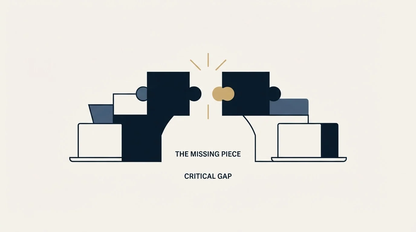 Section illustration: The piece almost nobody builds
