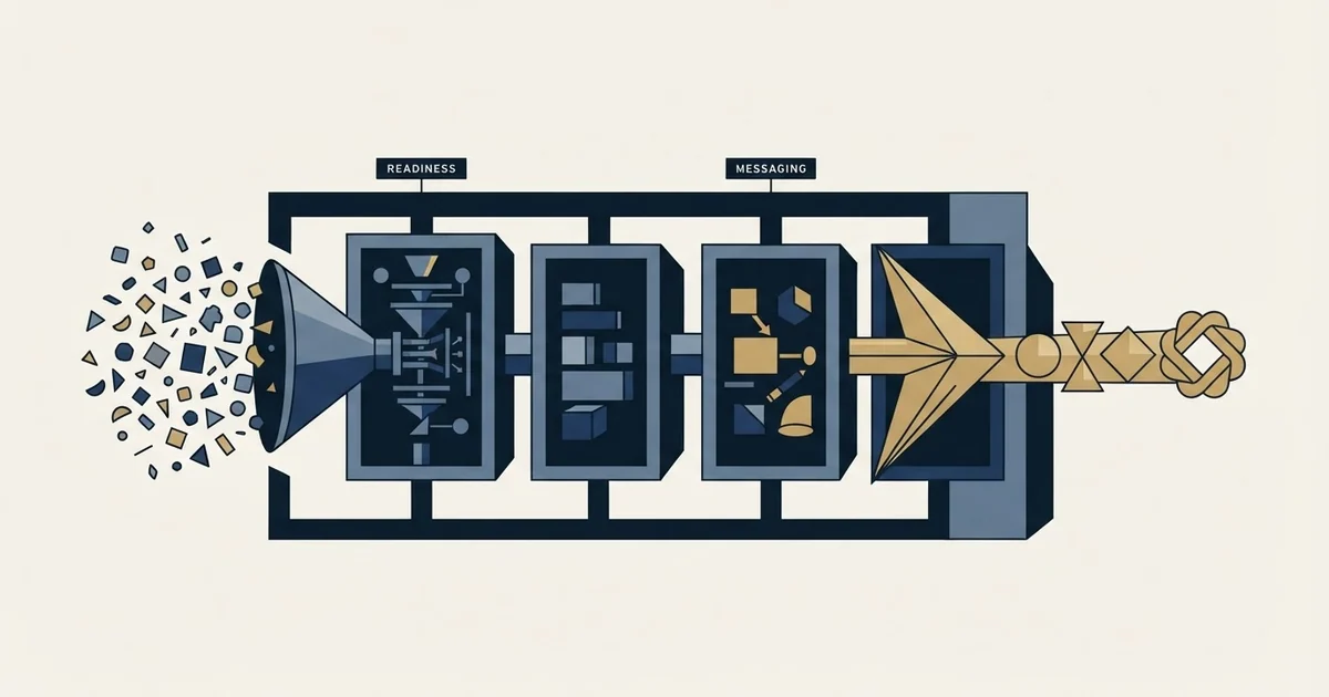 Editorial illustration for Sales Enablement