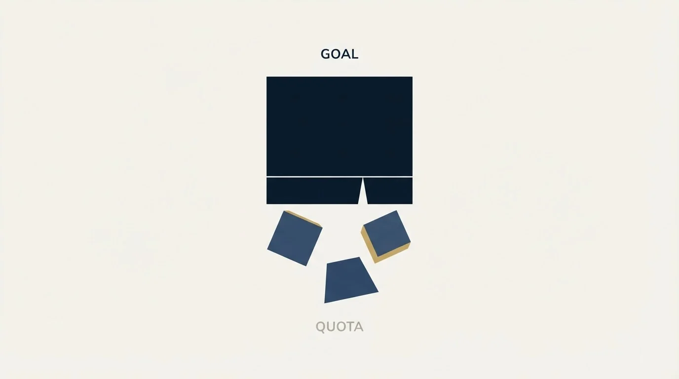 Section illustration: Cascading, and the part that gets divided away