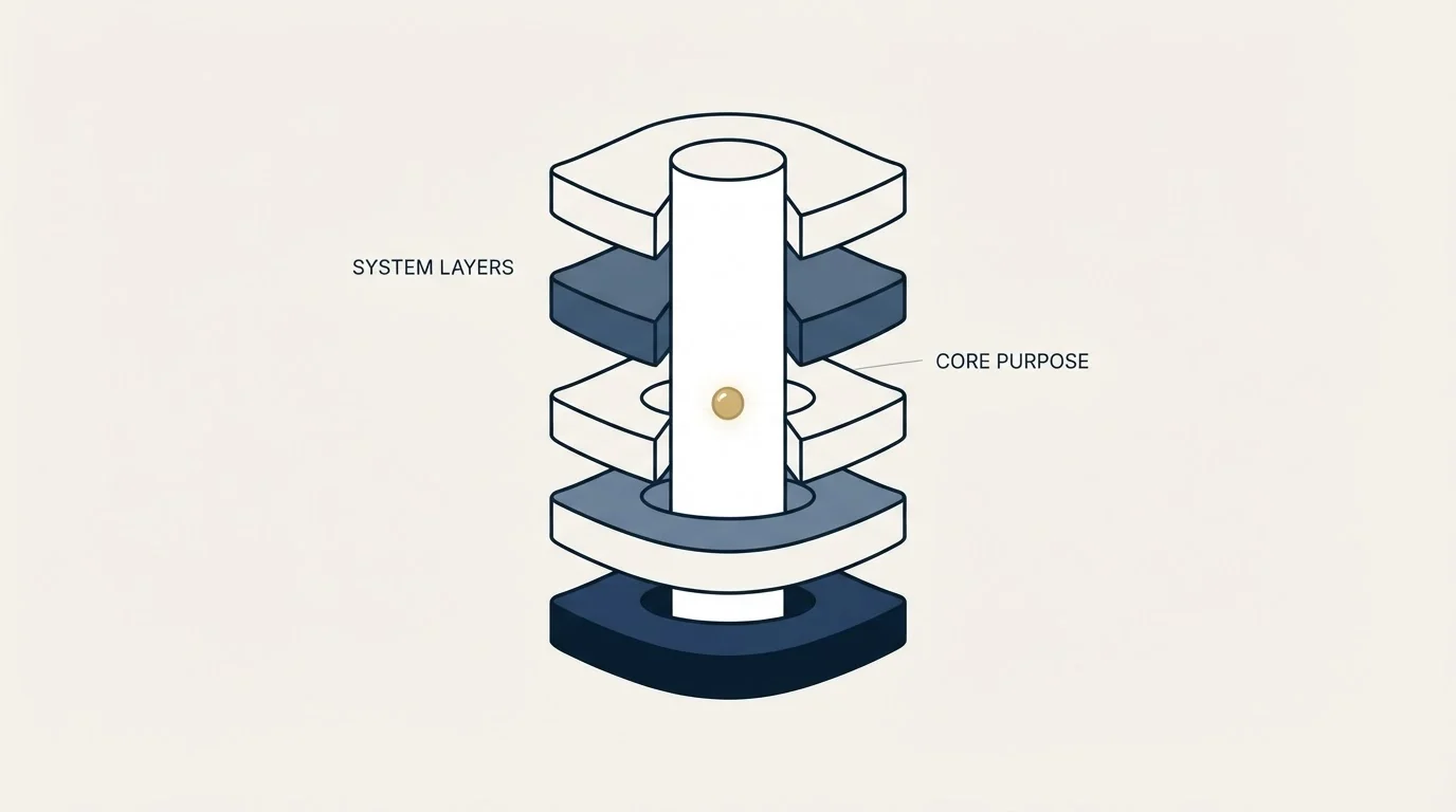Section illustration: What every layer leaves untouched