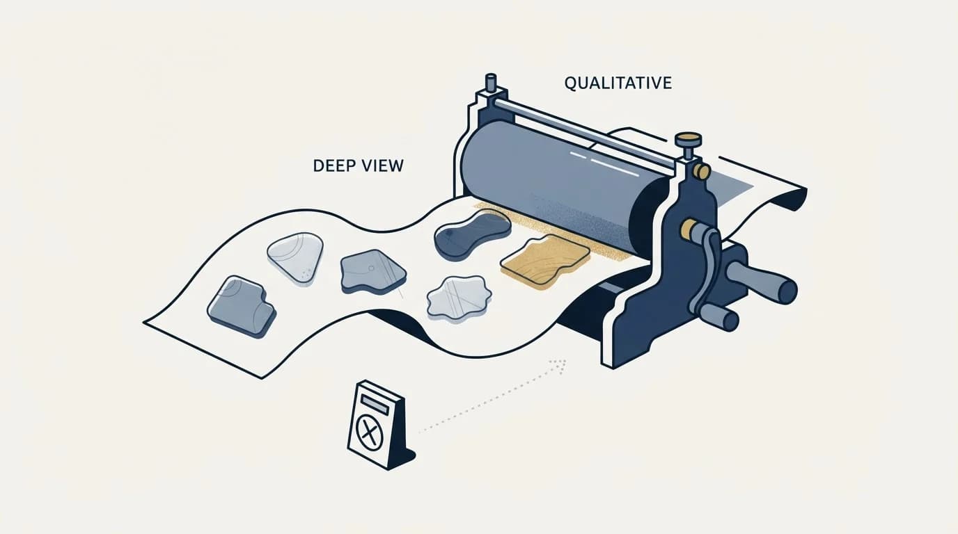 Section illustration: Reading the pipeline rather than counting it