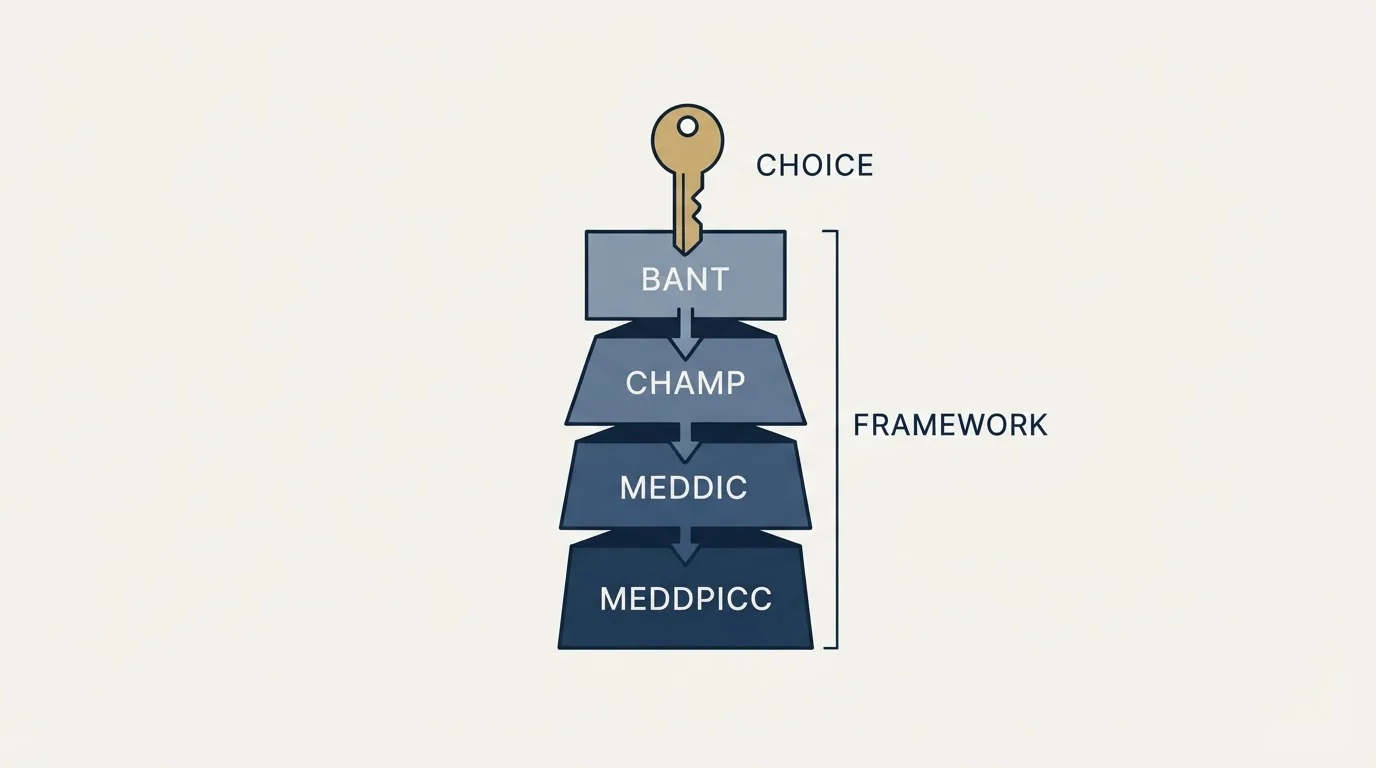 Section illustration: Choosing one, in the order that actually decides it