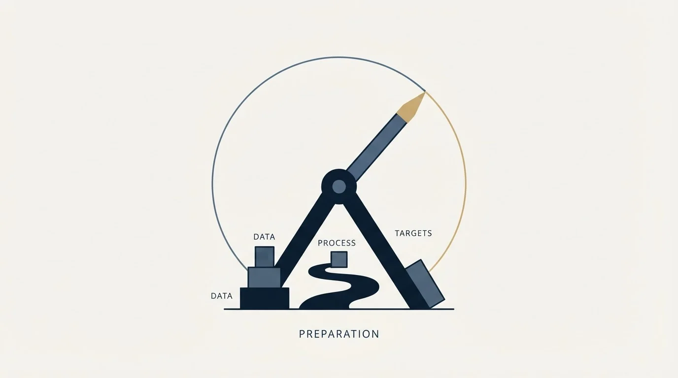 Section illustration: What an outbound team needs before any of this
