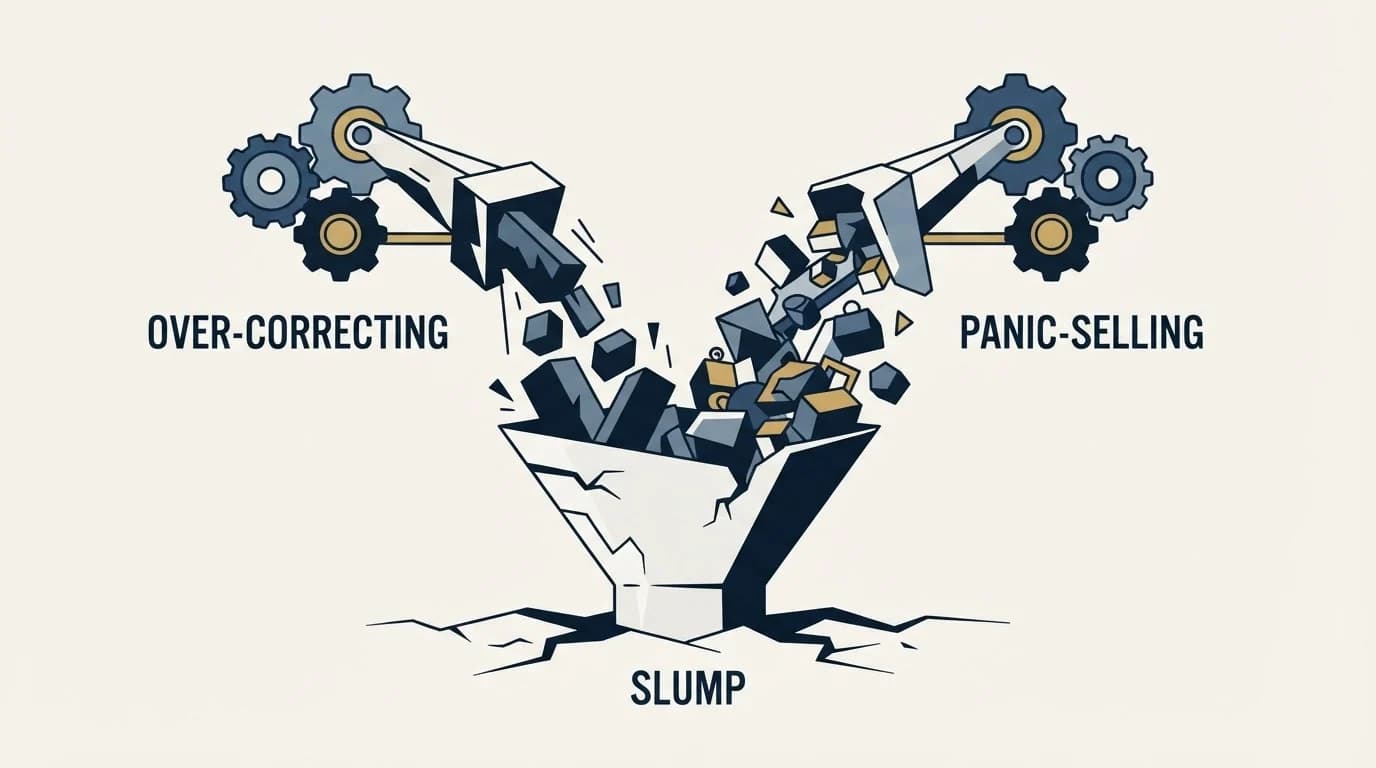 Section illustration: The two responses that make it worse