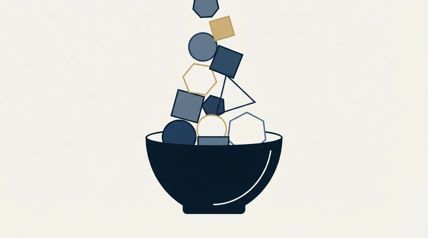 Section illustration: Filling each line so it holds