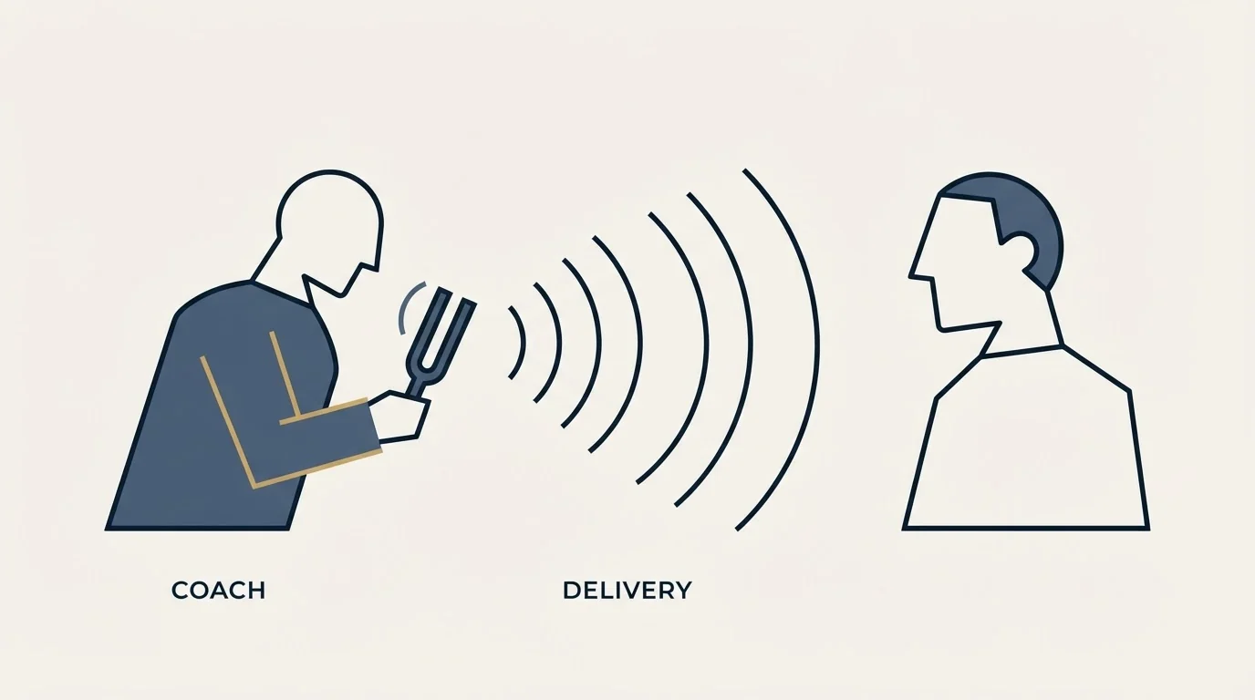 Section illustration: Coaching delivery without producing theatre