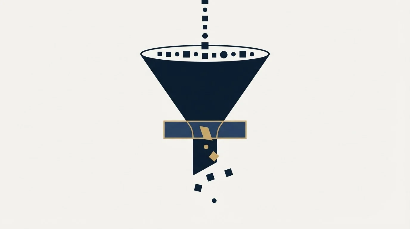 Section illustration: The blind spot: three of the four inputs are averages