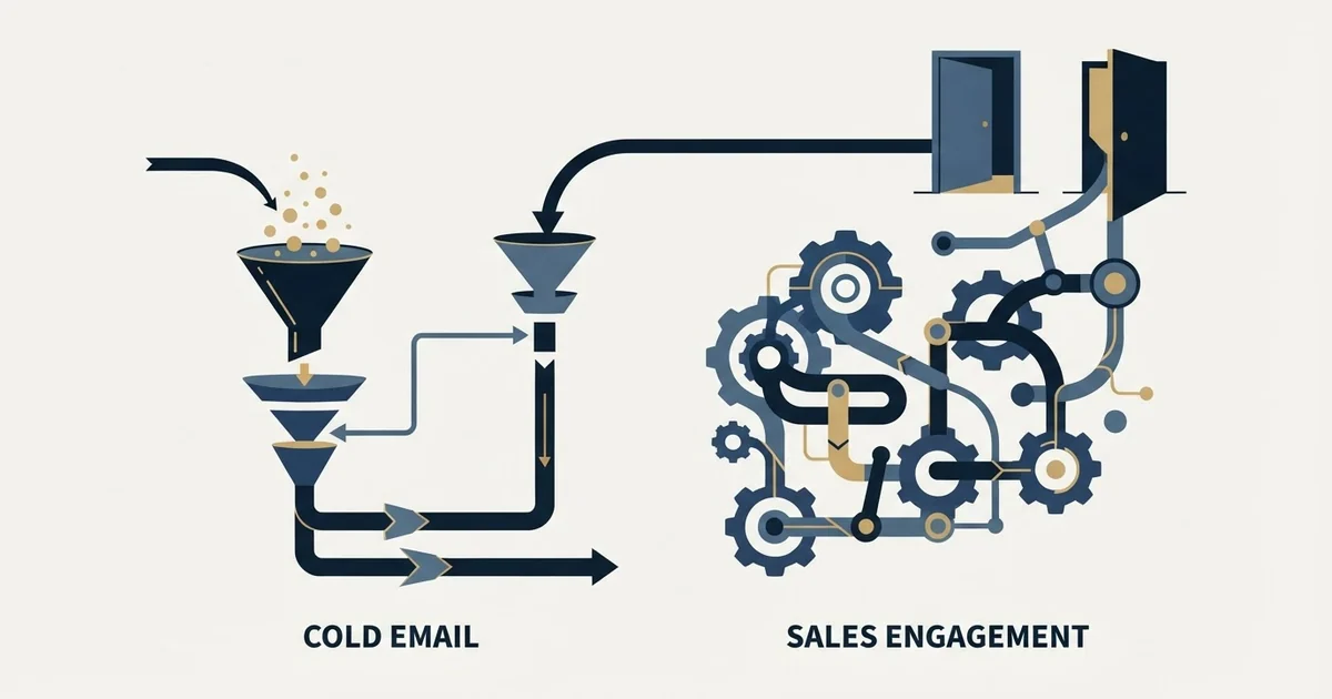 Editorial illustration for SalesBlink vs We-Connect
