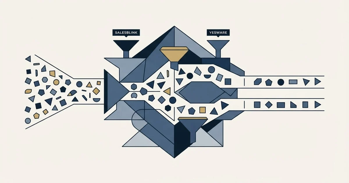 Editorial illustration for SalesBlink vs Yesware