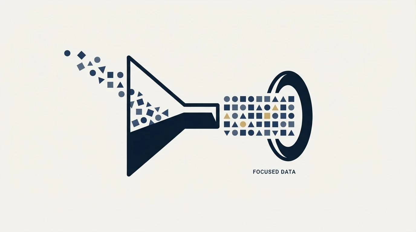 Section illustration: The product is the data in front of the dial