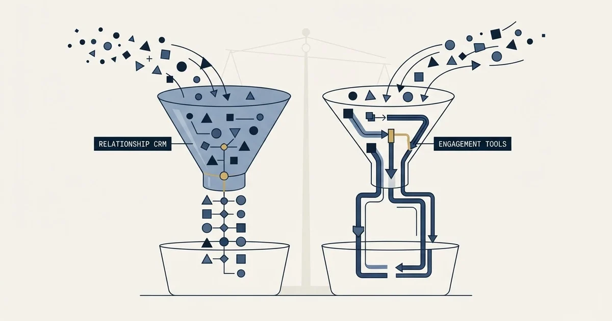 Editorial illustration for Salesflare vs Vanillasoft