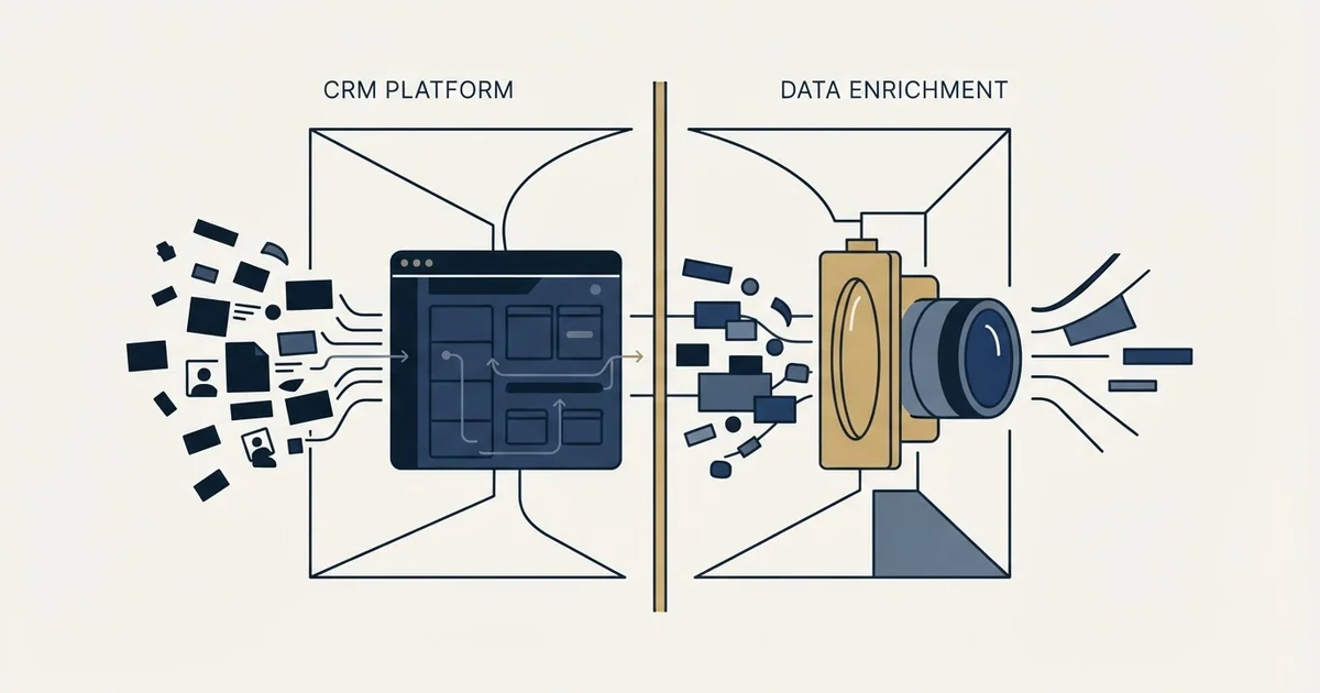 Editorial illustration for Salesflare vs VoilaNorbert