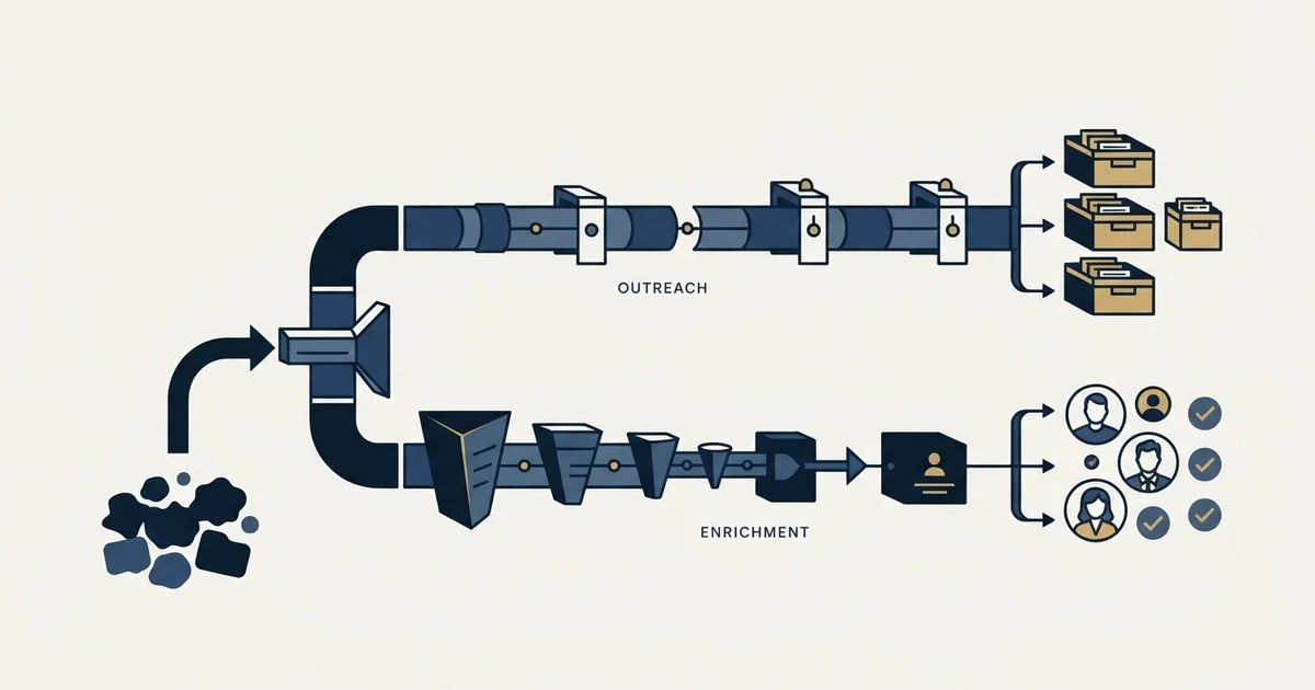 Editorial illustration for Salesflow vs VoilaNorbert