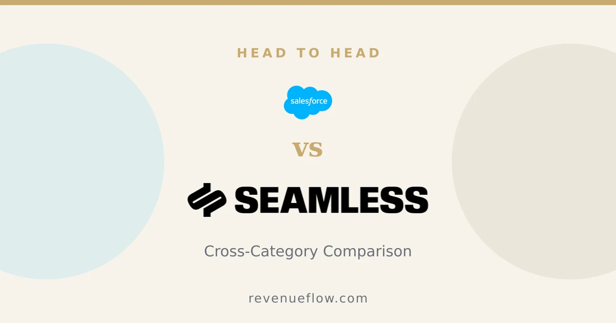 Branded cover: Salesforce vs Seamless.AI: Cross-Category Comparison