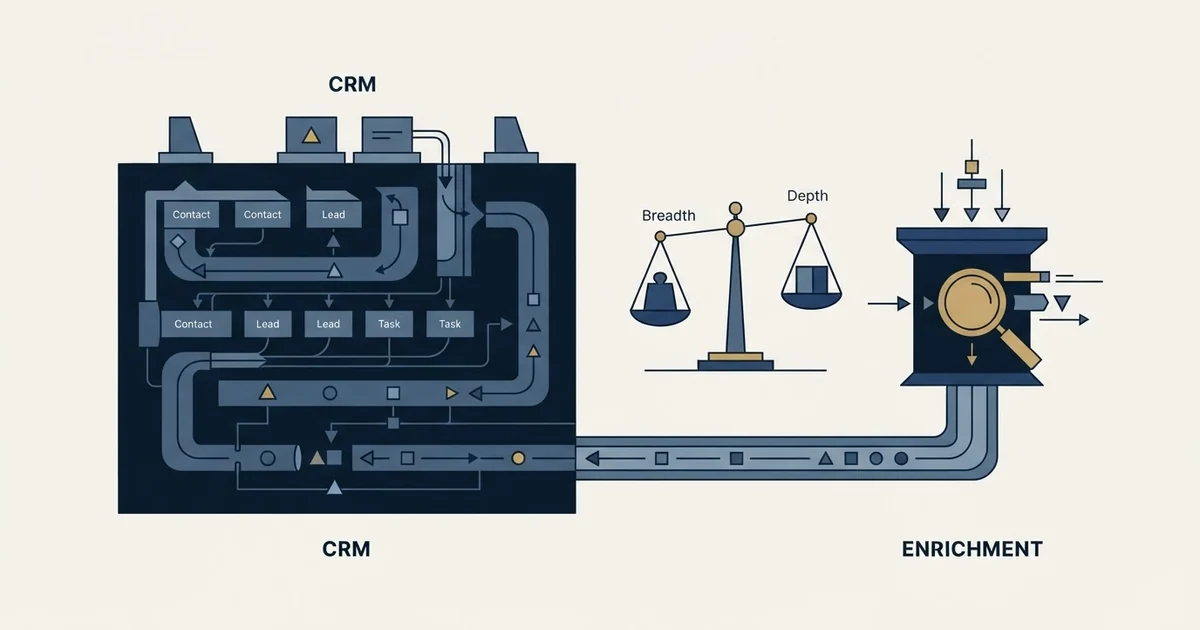 Editorial illustration for Salesforce vs Tomba