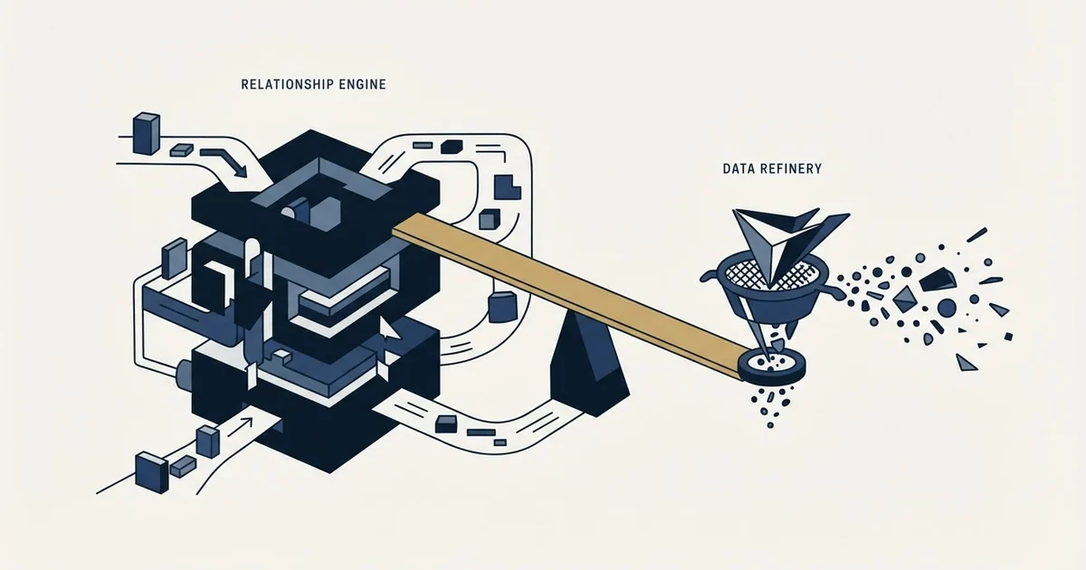 Editorial illustration for Salesforce vs VoilaNorbert