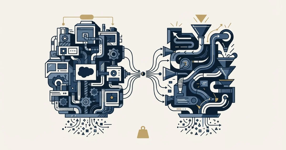 Editorial illustration for Salesforce vs Zeekeo