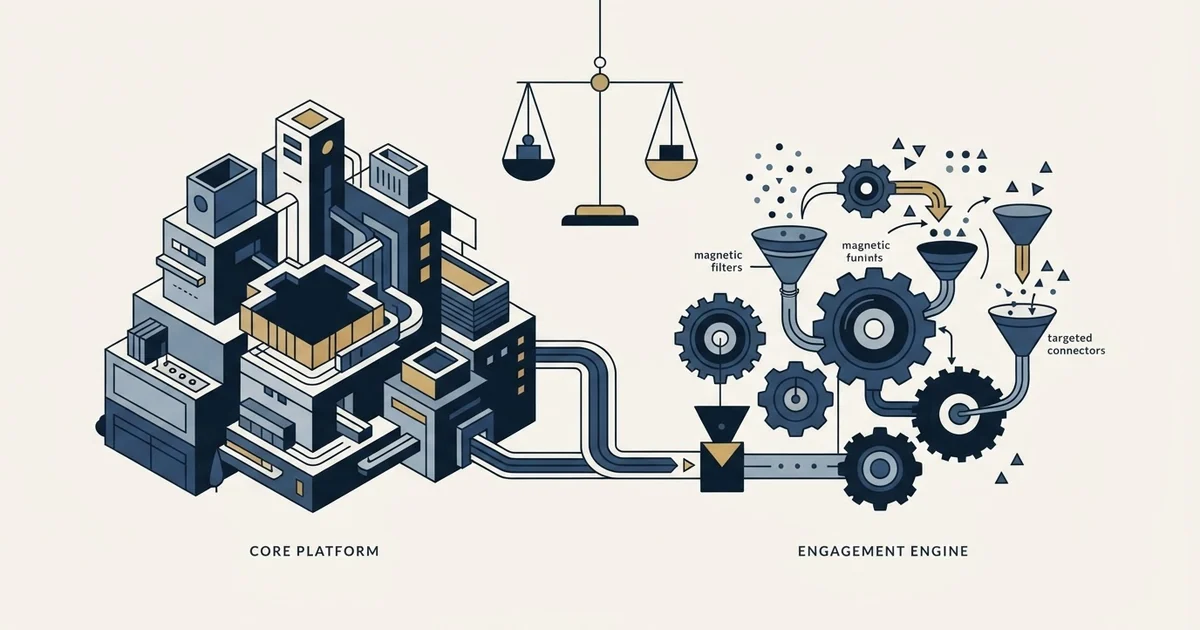 Editorial illustration for Salesforce vs Zeliq