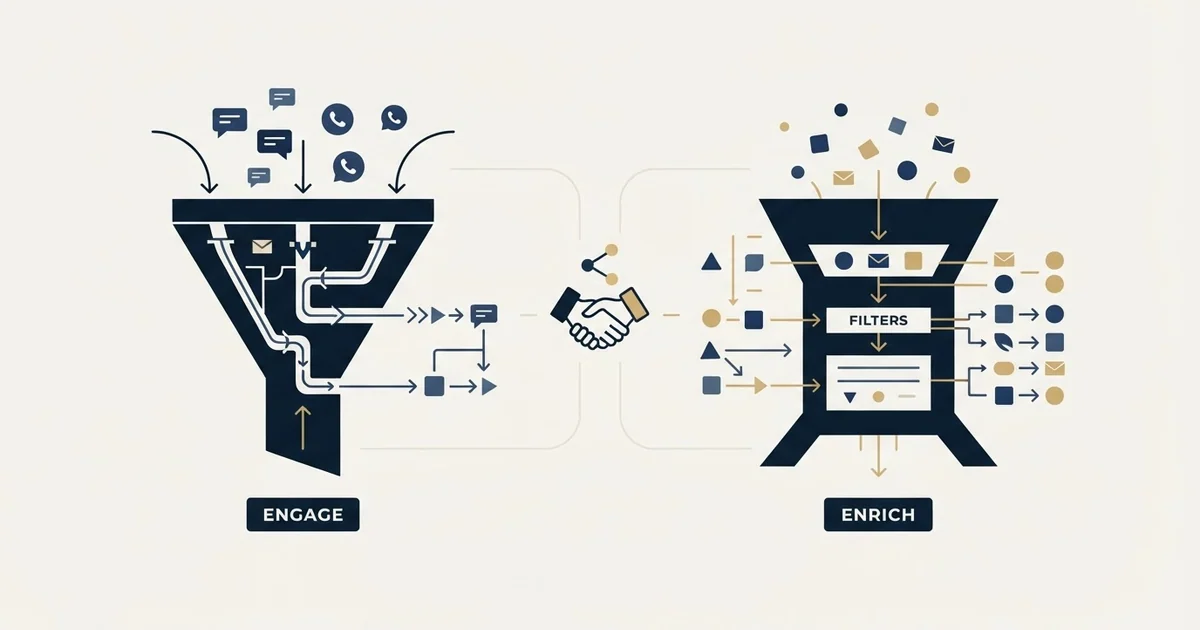 Editorial illustration for Salesforge vs SignalHire