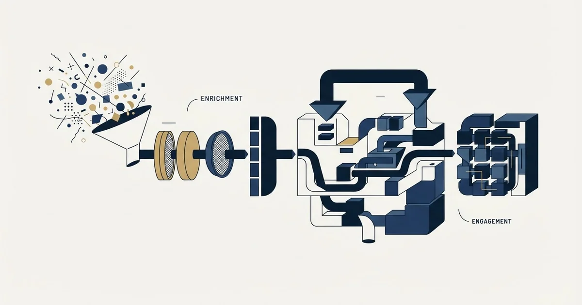 Editorial illustration for Salesforge vs Skrapp.io