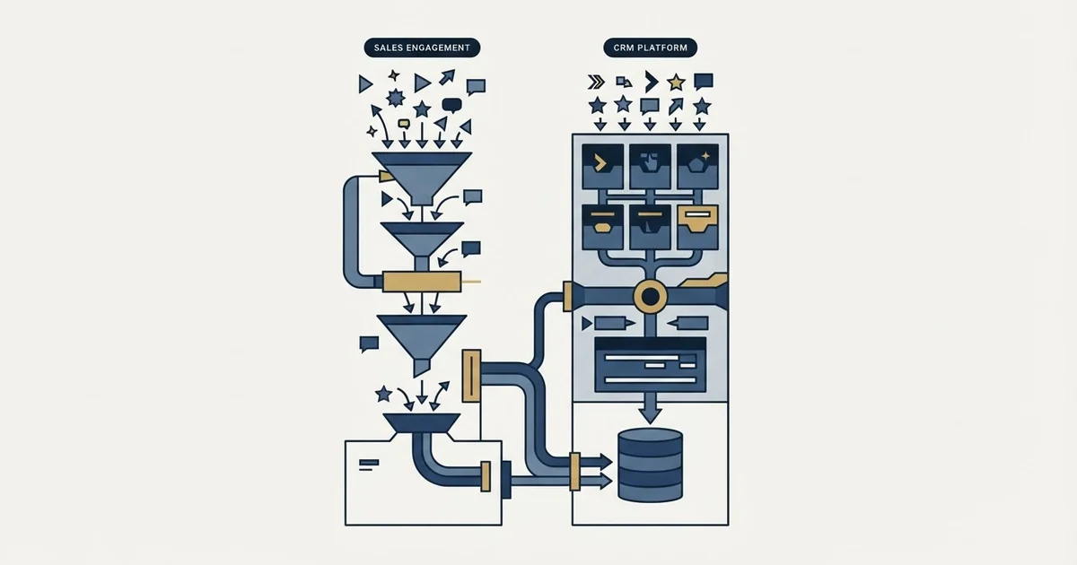 Editorial illustration for Salesgear vs Teamgate