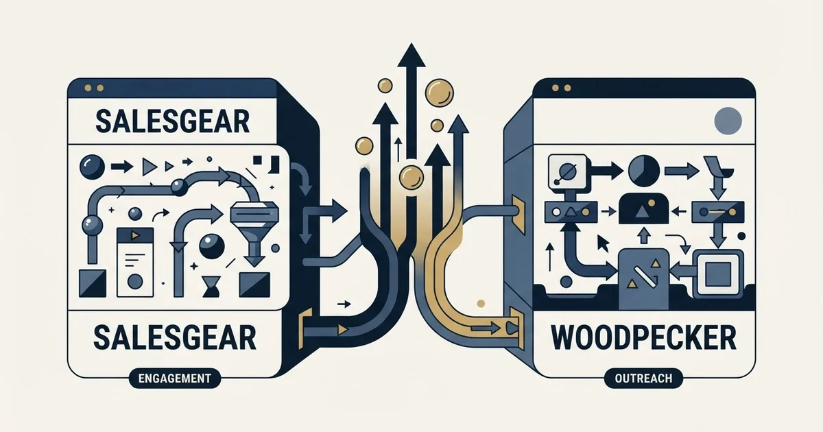 Editorial illustration for Salesgear vs Woodpecker