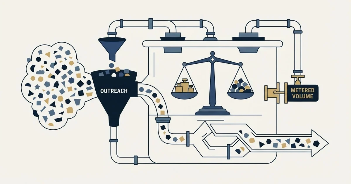 Editorial illustration for Saleshandy Review