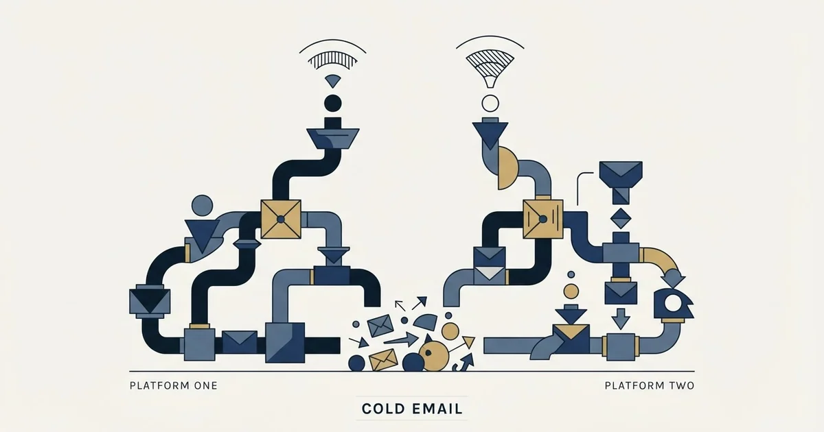 Editorial illustration for Saleshandy vs Vocus.io