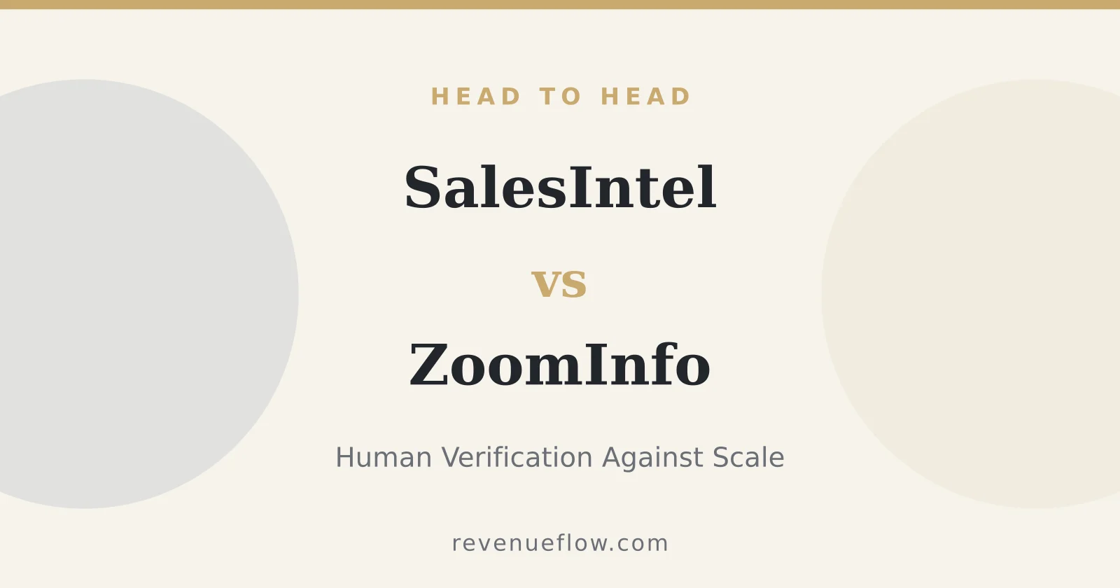 Branded cover: SalesIntel vs ZoomInfo: Human Verification Against Scale, and How to Test It