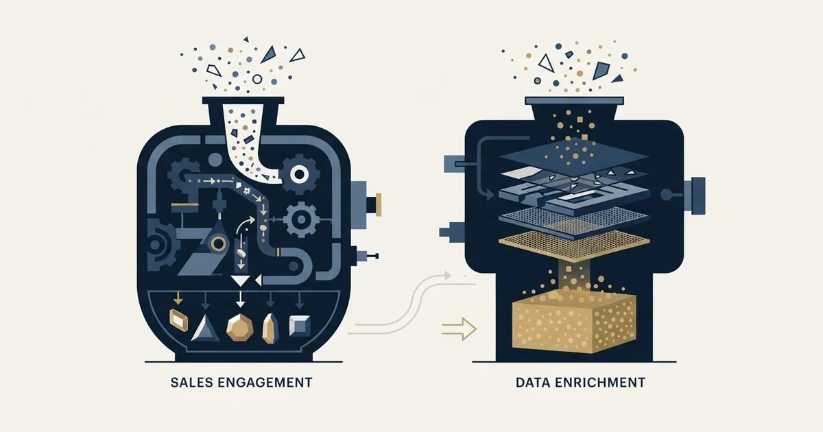 Editorial illustration for Salesloft vs Scrupp