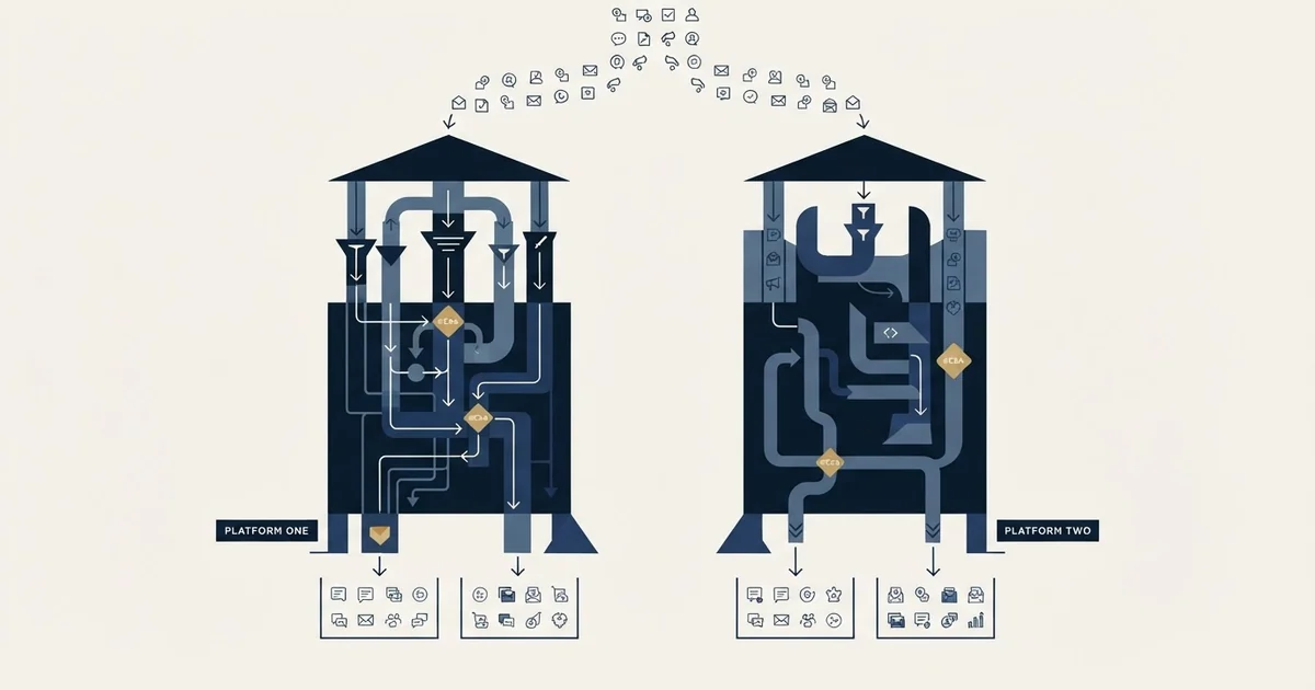 Editorial illustration for Salesloft vs Success.ai