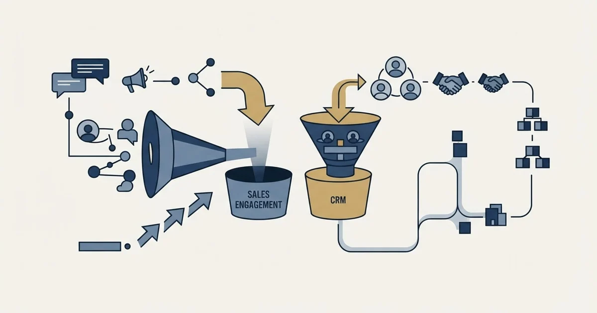 Editorial illustration for Salesloft vs Teamgate