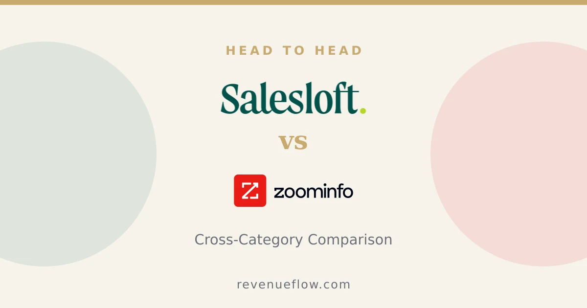 Branded cover: Salesloft vs ZoomInfo: Cross-Category Comparison