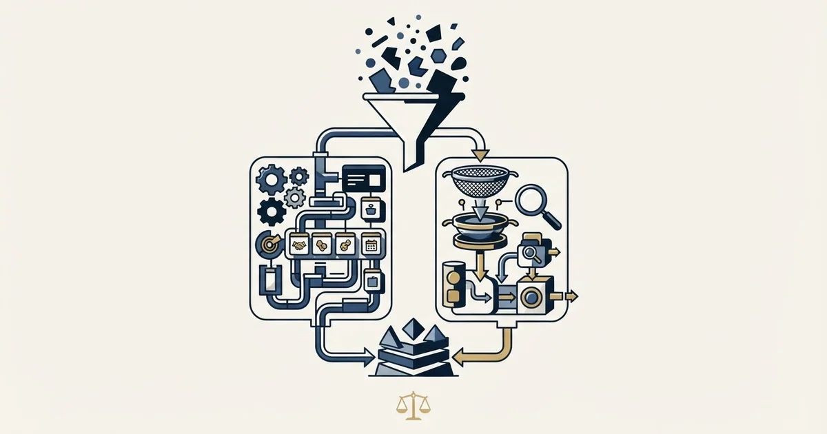 Editorial illustration for Salesmate vs Seamless.AI