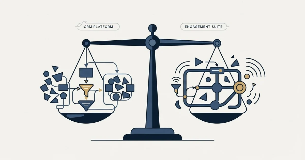 Editorial illustration for Salesmate vs Zeekeo