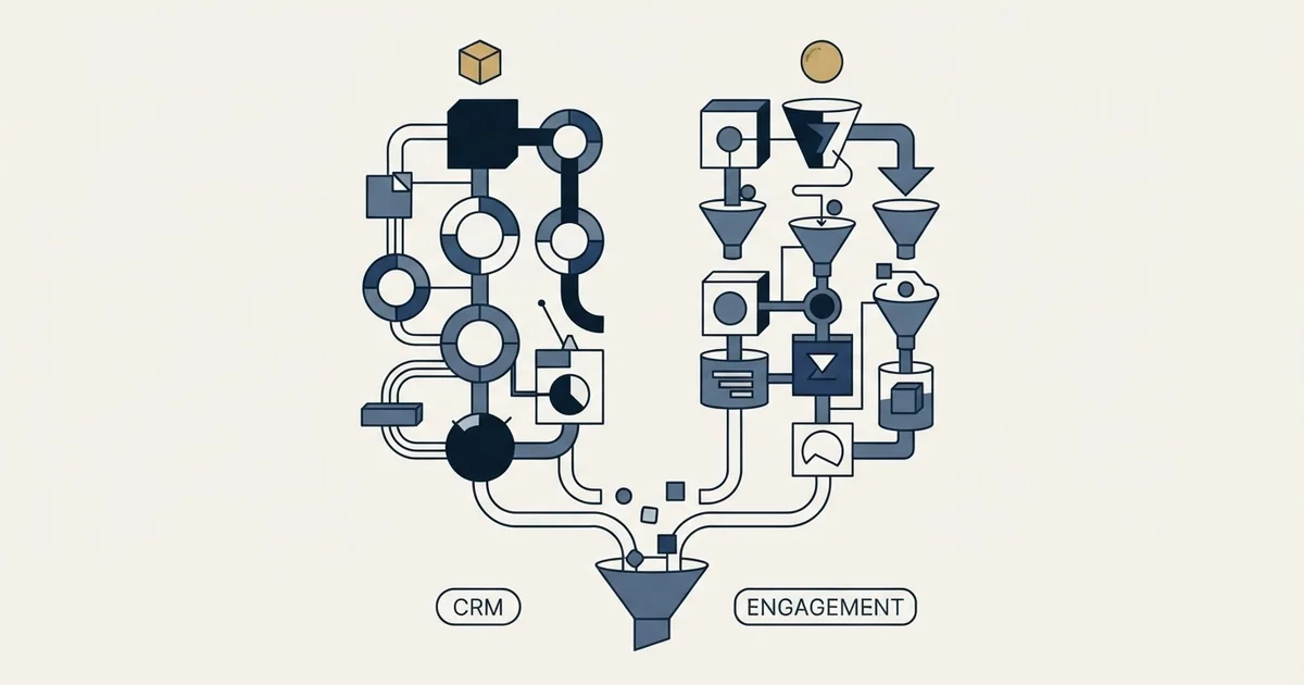 Editorial illustration for Salesmate vs Zeliq