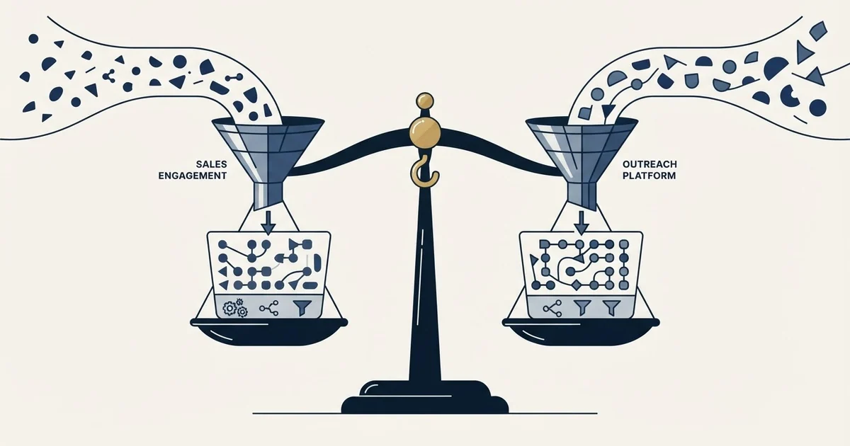 Editorial illustration for SalesRobot vs Skylead
