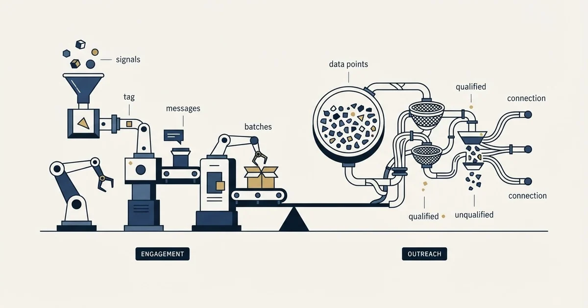 Editorial illustration for SalesRobot vs Snov.io