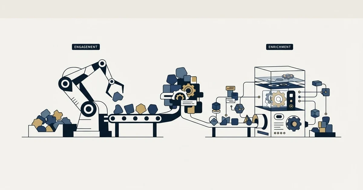 Editorial illustration for SalesRobot vs Surfe