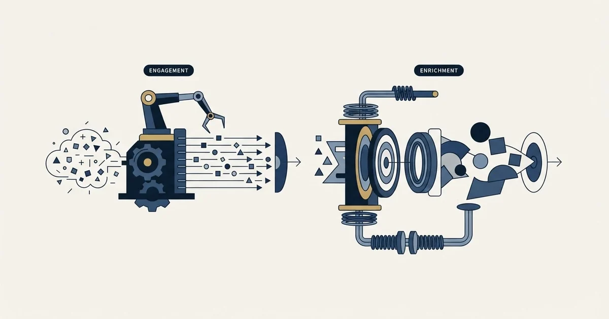 Editorial illustration for SalesRobot vs UserGems