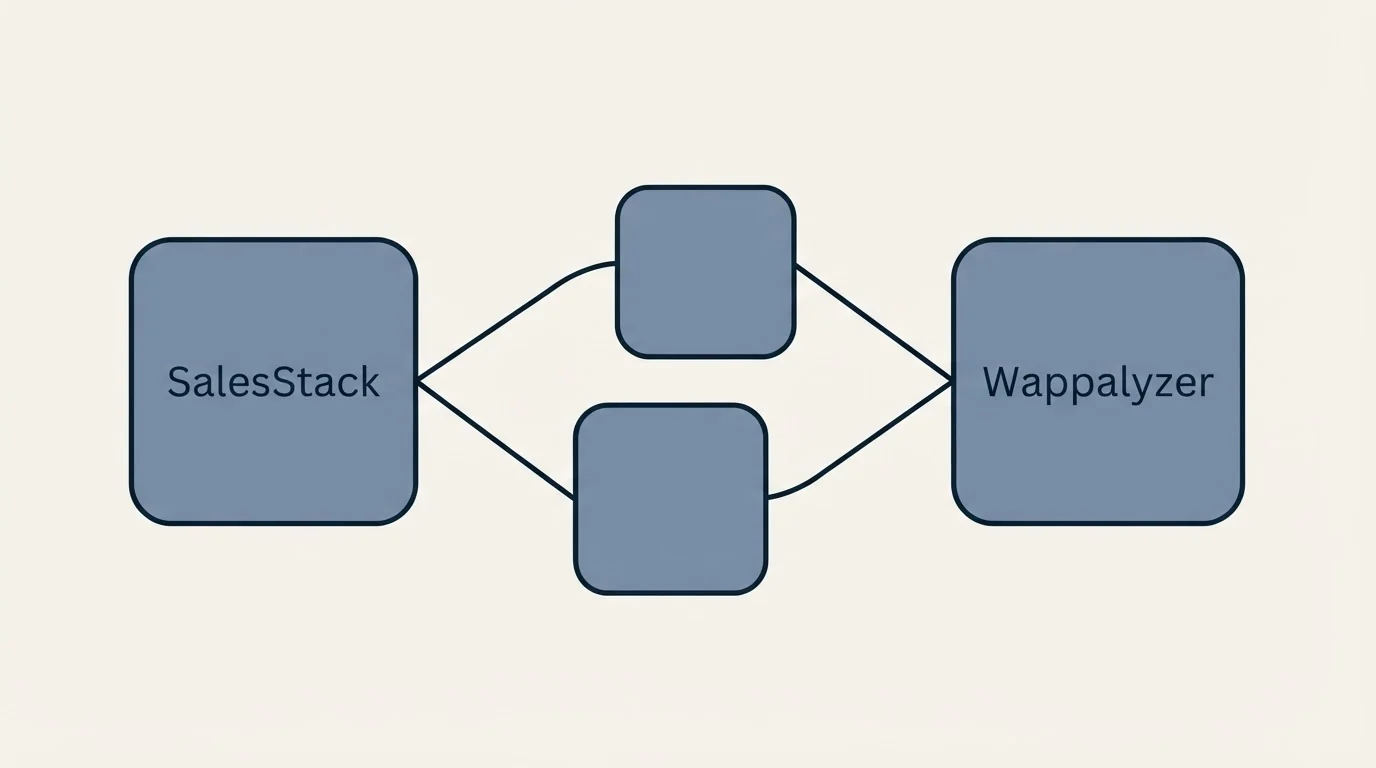 Integration schematic: Integration Ecosystem (SalesStack, Wappalyzer)