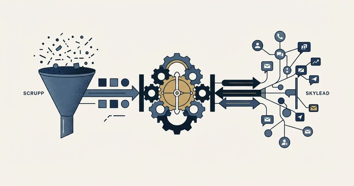 Editorial illustration for Scrupp vs Skylead
