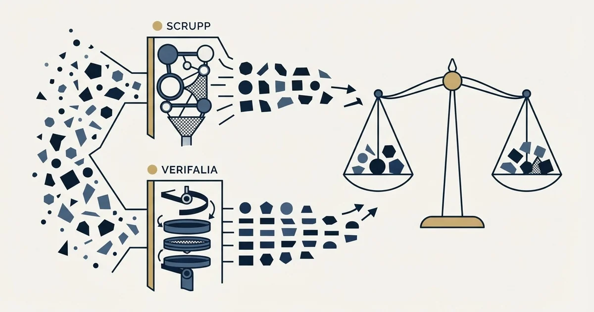 Editorial illustration for Scrupp vs Verifalia