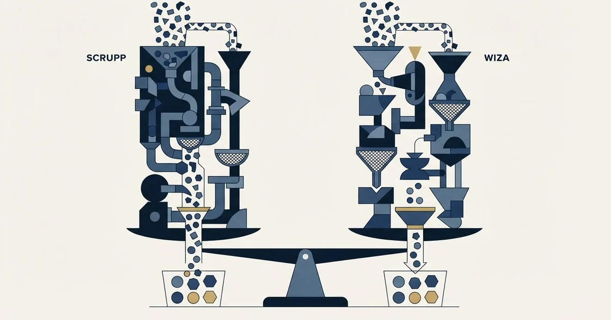 Editorial illustration for Scrupp vs Wiza