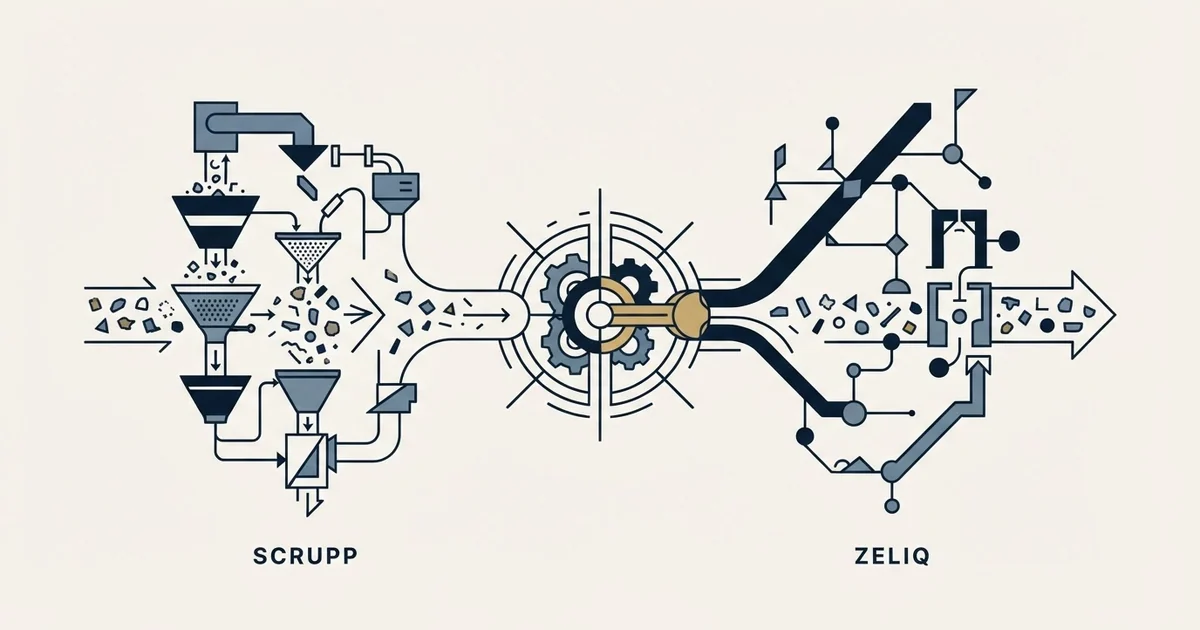 Editorial illustration for Scrupp vs Zeliq