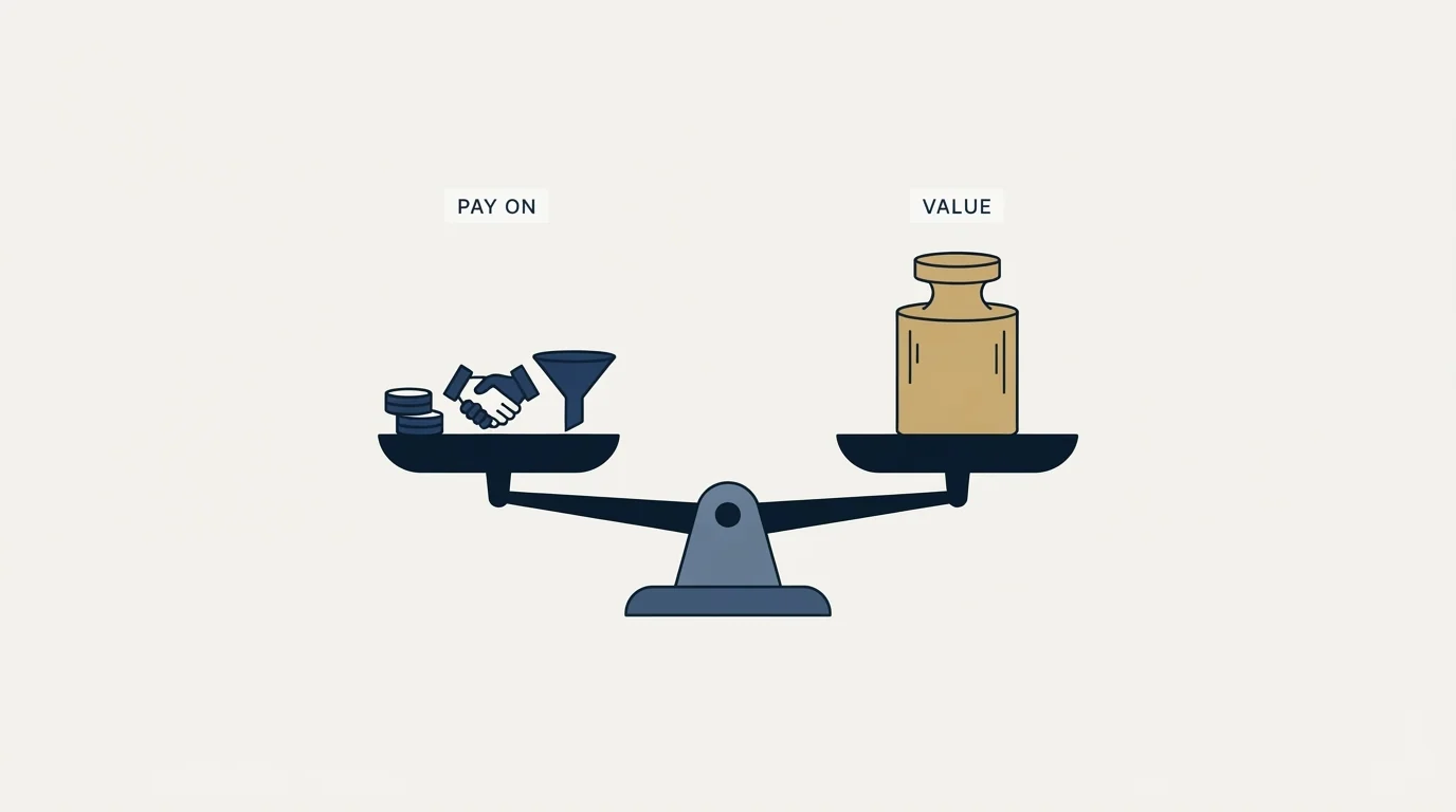 Section illustration: What to pay on, and what each choice buys