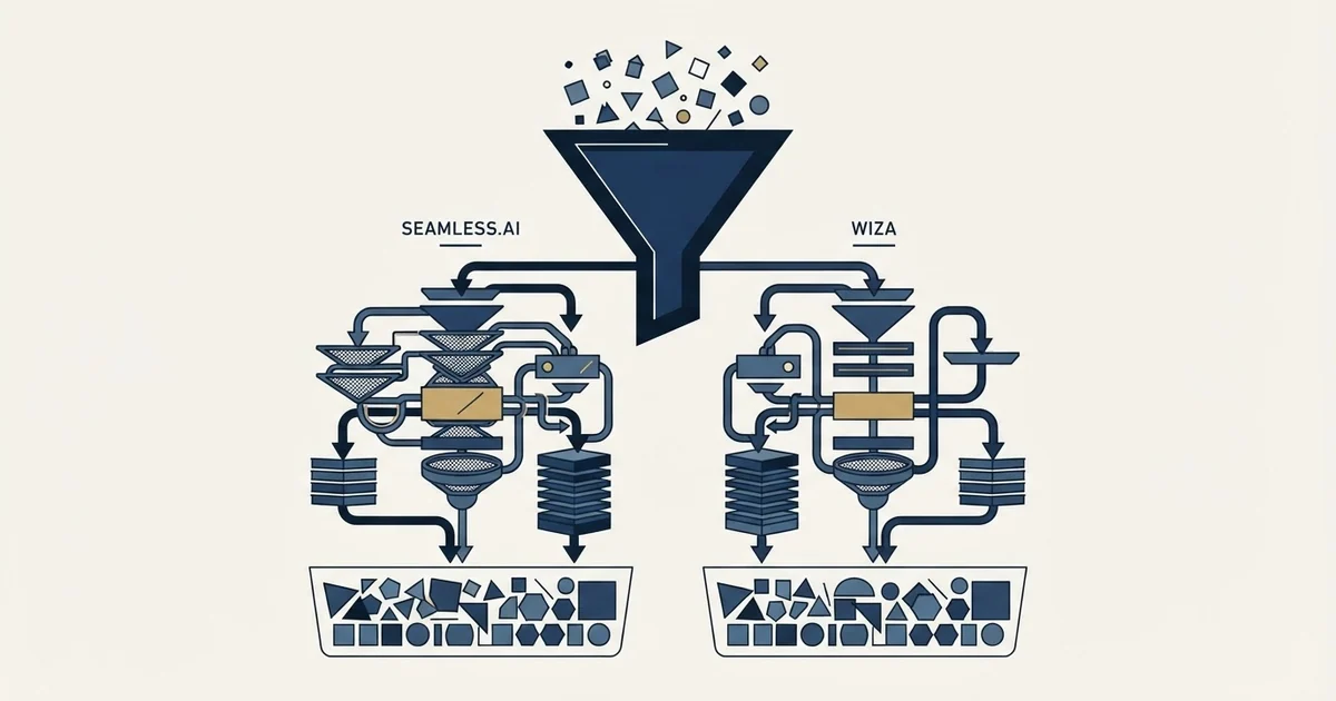 Editorial illustration for Seamless.AI vs Wiza