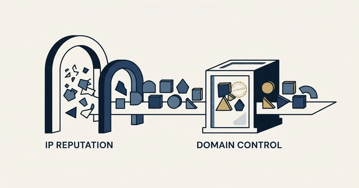 Editorial illustration for Sender Reputation Check for B2B Teams