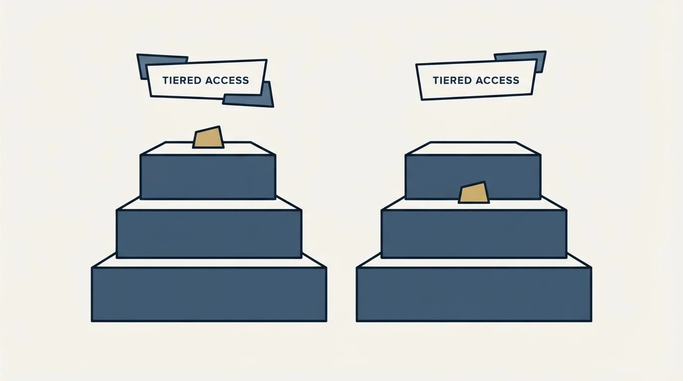 Section illustration: The two that publish tiers but no rates