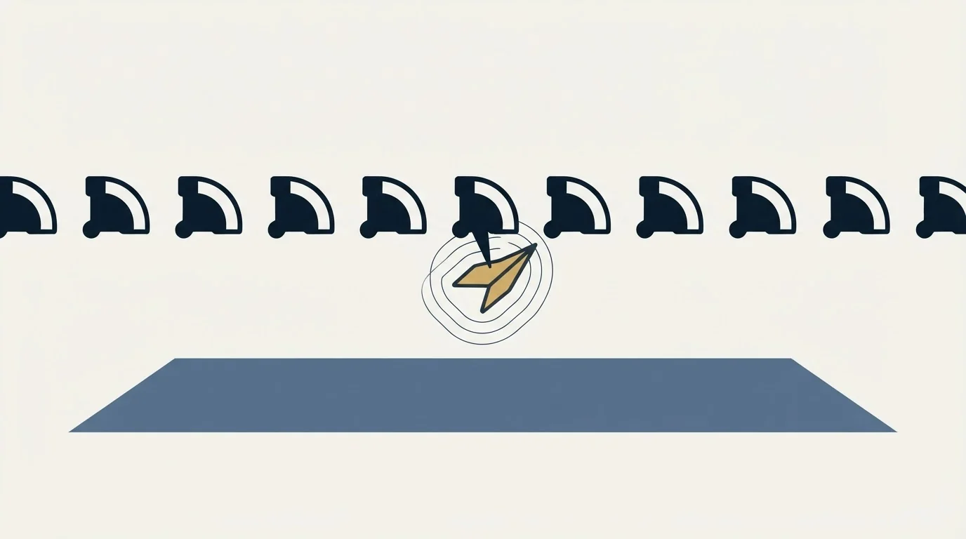 Section illustration: The feed is shared, so timing is the edge and